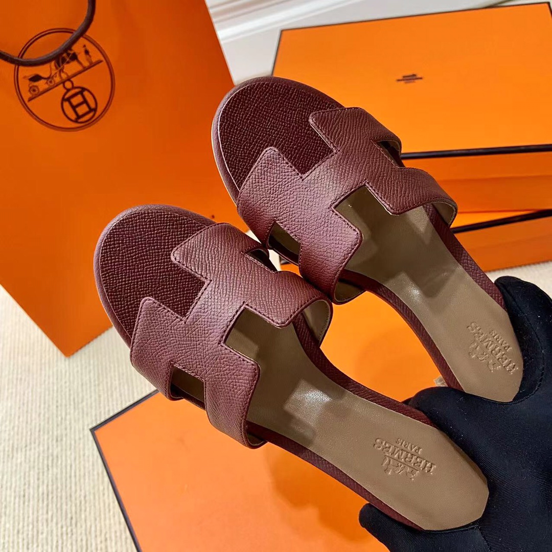 에르메스 올수공 오아시스 슬리퍼 샌들 앱송 22